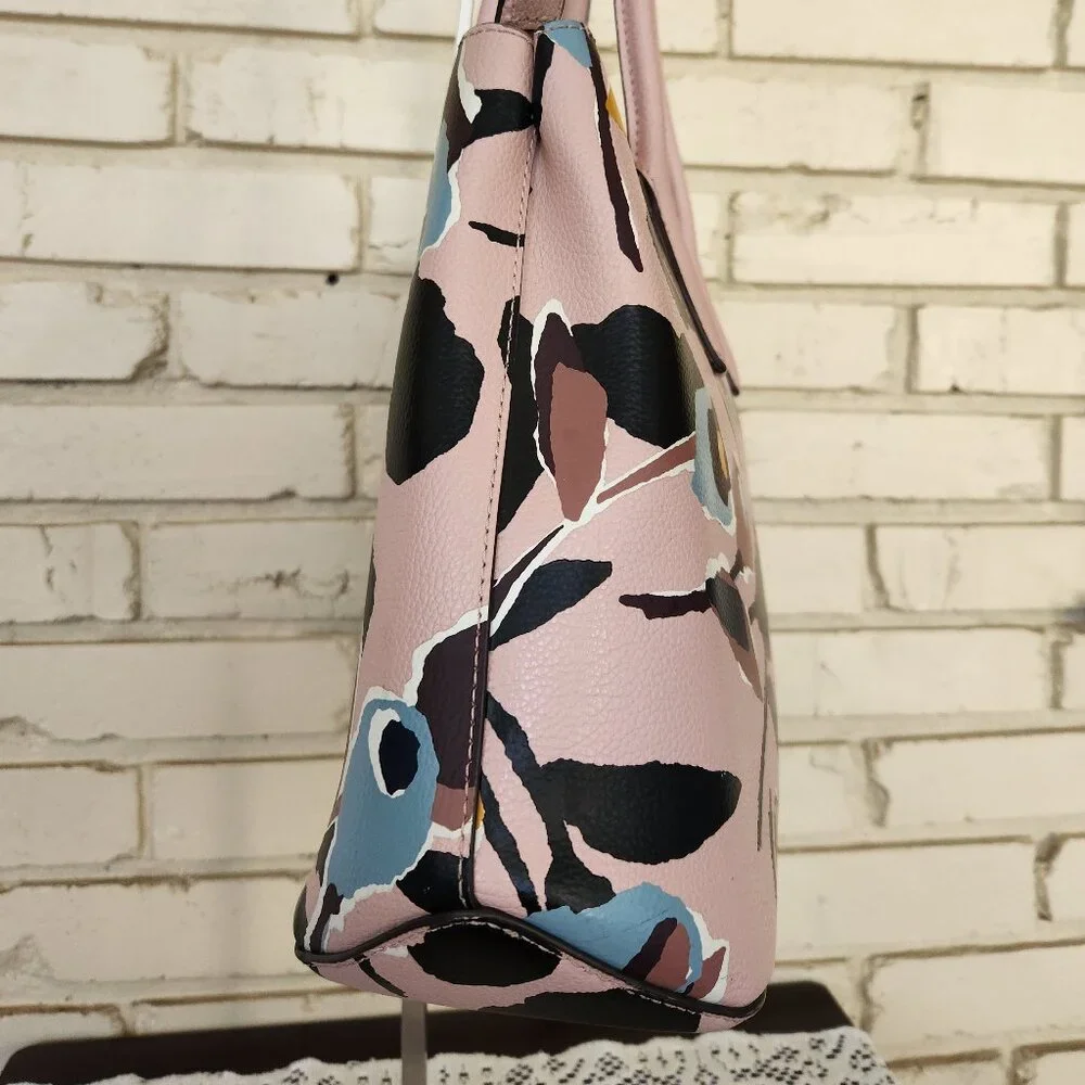 Kate Spade NY Eva Paper Rose Large Shoulder Bag Purse - Picture 7 of 14